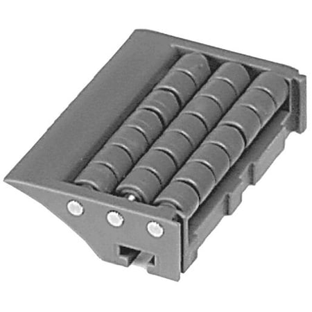 Rexnord Transfer Plate, Roller, 2 Row Single Roller, 2.66 in. Roller Width ROL-PLT 567 LIP3 L85MM HP